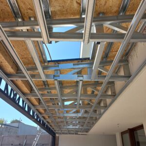 Estructura Cielo Techumbre — Casa Las Flores